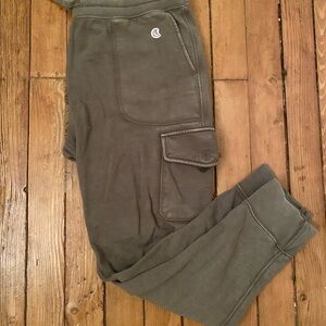 Todd Snyder/champion olive green Cargo Sweatpants